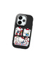 Redmi 13X Compatible Case Camera Protector Black Silicone Couple Phone Case with Kitty Pattern - 3