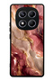 Xiaomi Redmi Note 14 Pro 4g Burgundy Gold Marble Design Glossy Phone Case