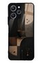 Xiaomi Redmi 12 Glossy Phone Case with Black Mocha Coffee Design