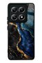 Xiaomi Mi 14t Pro Midnight Sapphire Marble Design Glossy Phone Case