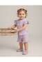 Baby Girl Summer Floral Printed 6-9-12-18-24 Months Shorts and T-Shirt 2-Piece Set - 2