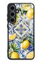 Samsung S24 Fe Mediterranean Lemon Royale Design Glossy Phone Case
