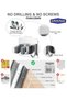 Broom Holder with Hooks, 4 PCS Stainless Steel Mop Holder Self Adhesive Wall Mounted Organizer Broom Grippers Hanger for Home Office Bathroom, Kitchen, Garden, Garage, Closet (Silver) - 2