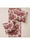 Toile De Jouy Runner and 2-Piece Cushion Cover Balcony & Living Room Set - 130X40Cm - 2