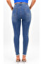 Plus Size Lycra Stoned Denim Women's Trousers - 3