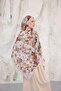 Summer Garden Series Patterned Cotton Soft Shawl Women's Colorful Shawl - 3