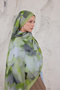 Summer Garden Series Patterned Cotton Soft Shawl Women's Colorful Shawl - 3