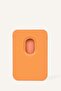 Magsafe Unisex Faux Leather Orange Card Holder I6568Axns - 3