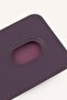 Magsafe Unisex Faux Leather Purple Card Holder I6568Axns - 2