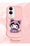 Vivo Y19E Compatible Case Camera Protector Pink Silicone Couple Phone Case Kuromi Pattern - 2