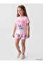 Pink Stitch and Angel Printed Girls' Set - 6