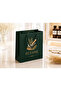 Pharmacy Cardboard Bag Gusseted Premium Forest Green (14X8X20 cm) - 10 Pieces