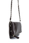Folding Cover Chain Portfolio Women's Crossbody Bag Hamah Brown - 4
