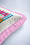 Pop Art Colorful Lettering Pattern Fringed Pillowcase - Retro Love Themed Bohemian Tassel Throw Pillow Cover - 8