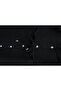 Double-Layered Ruffled Collar, Buttoned Waist, Lace-Up Linen Look Tunic - Black - 6