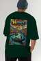 Venice Italy Green Oversize Country City Back Printed Unisex T-Shirt 100% Cotton Premium - 7