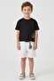 Kids Boy 3 Pieces Embroidered Logo T-Shirt With Shorts And Keyring Set, Multicolor