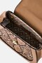 CXL by Women Snake Print Cross Body Bag, Dark Taupe - 2