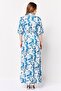 Jeans Women Floral Print Maxi Dress, Multicolor - 3