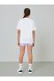 Teens Ribbon Detail Oversized T-Shirt And Cycling Shorts Set - 4
