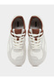 Beige Color Block Lace-Up Sneakers - 5