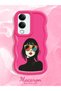 Vivo Y04S Compatible Case Camera Protector Red Silicone Couple Phone Case Girl Pattern - 2