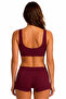 Women's Seamless Laser Cut Front Snap Gathered Bra with Wide Straps Comfortable Bustier - 2