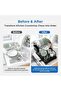 2-Tier Dish Drying Rack with No Water Buildup Drainboard, Keeps Counter Dry, Large Capacity Rustproof Dish Drainer for Kitchen Countertop with Utensil Holder - 8