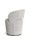 LARO SWIVEL DINING CHAIR - GREY - 7