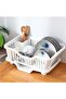 Dish Drying Rack with Drainboard - Expandable, Space Saving - Polypropylene - Dish Rack for Kitchen Counter - Dish Drainers with Spout - Kitchen Sink Organizer - 4