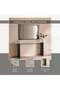 TERRA CONSOLE TABLE WITH MIRROR MARBLE - BEIGE & BROWN - 7