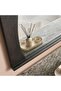 TERRA CONSOLE TABLE WITH MIRROR MARBLE - BEIGE & BROWN - 3