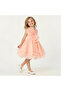Round Neck Sleeveless Dress with Bow Accent - 5