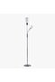 Lydia Floor Lamp 25x180cm - Chrome/white - 4