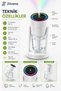 280 ml Adjustable Desktop Cool Mist Humidifier USB Type-C with Rgb Colorful Light and Star Projection White - 6
