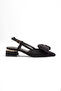 Sup 3648 Low Heel Shoes with Bow Detail - 2