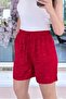 Elastic Waist Viscose Shorts 6Y363 - 3