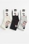 Licensed Mickey Mouse 3-Pack Boys Girls Tennis Socks Cotton Socks Daily Socks Gift Socks Cute Hero Socks Mc23050 - 2