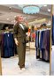 250369-1 Casual Trousers Jacket Set Khaki - 2