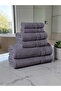 - 6 Pcs Towel Set, Delic, 100% Cotton, 550 GSM, Purple, 2pcs Bath Towel 70cmx140cm, 2 Pcs Hand Towel 50cmx90cm, 2Pcs Face Towel 33cmx33cm, Ultra Soft and Absorbent, Quick Drying - - 5