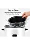 Electric Rice Cooker 2.8L 700W with Stainless Steel Lid, One-Touch Cooking, Automatic Keep Warm Function, Non-Stick Inner Pot for Rice, Soup, Porridge & Steaming - 5