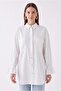 Back Pleated Pocketed Shirt Y0147 - White - 2