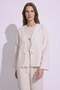 Lace-Up Kimono Set 26610 - White - 2