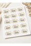 Zemzem Water Healing Prayer Mat Sticker 4X2,5 cm Bottle Label 32 Pieces - 5