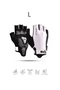 Superior (Top Segment) Half Finger Canoe, Pro Fitness, Pilates Palm Anti-Slip Silicone Gloves - L