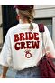 Bride T-Shirt Bride Bridesmaid Team Printed 100% Cotton Oversize T-Shirt