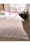 Noelie Single 100% Cotton Ranforce Printed Sheet and Duvet Cover Set - Powder - 4