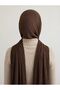 Headscarf Brown 1 Piece Ready-To-Wear Headscarf Easy to Put on and Take Off High Quality Useful Beautiful Stylish - 2