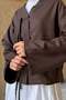 Bitter Brown Linen Azeline Jacket Shirt - 6