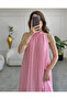 Pink Collared Lace Dress - 3438 - 2